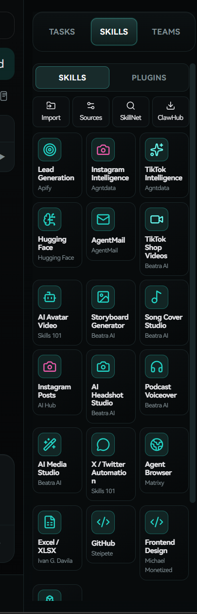 Deep Canvas agent skills library